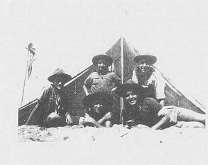 SCOUTS DE FRANCE 1 ERE BENISAF 19XX UNE PATROUILLE